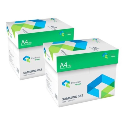 삼성물산 프리미엄 그린 복사용지 A4 75g (5,000매)