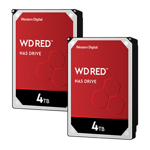 Western Digital WD RED 패키지 5400/256M WD40EFAX (2x4TB)_이미지