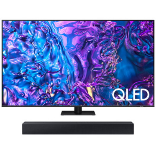 삼성전자 QLED KQ75QD70AFXKR (스탠드+사운드바, HW-C400)_이미지