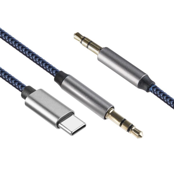 라이트컴 COMS IH738 AUX+Type C to AUX 케이블 (1m)_이미지