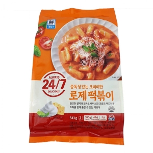 사조대림  24/7 로제떡볶이 343g