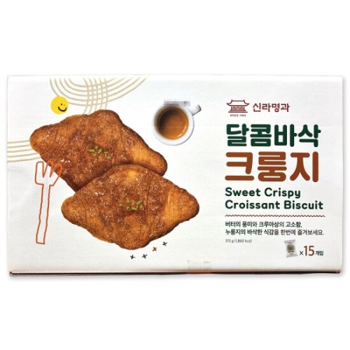 신라명과 달콤바삭 크룽지 입 크로아상 375g