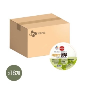 CJ제일제당 하선정 새콤 쌈무 350g (18개)_이미지