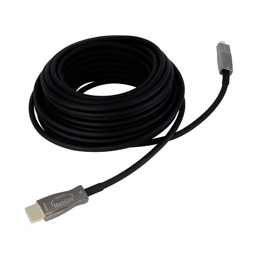 마하링크 ML-C8KH Micro HDMI to HDMI v2.1 하이브리드 광 케이블 (30m)_이미지