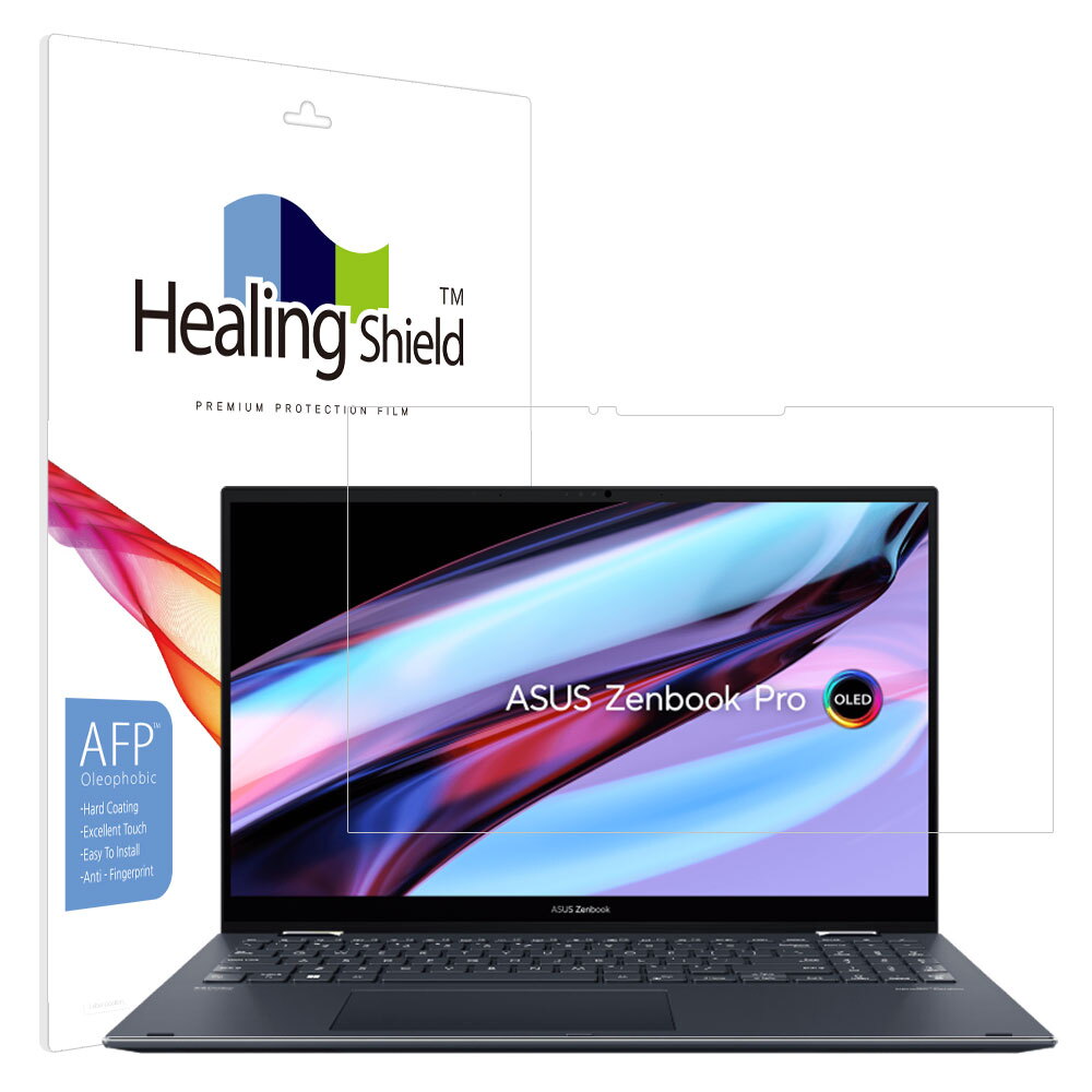 폰트리 힐링쉴드 ASUS 젠북 프로 15 Flip OLED UP6502 올레포빅 고광택 액정보호필름