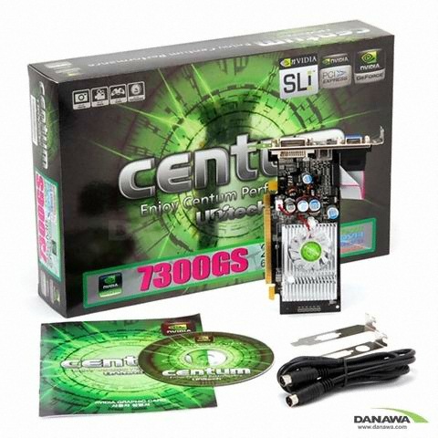 유니텍전자 지포스 7300GS CENTUM 256MB LP_이미지