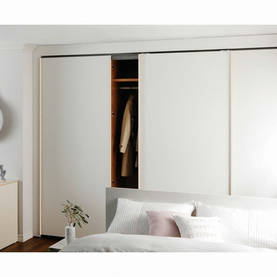 한샘 바이엘 슬라이딩 붙박이장 선반형 (300cm)_이미지