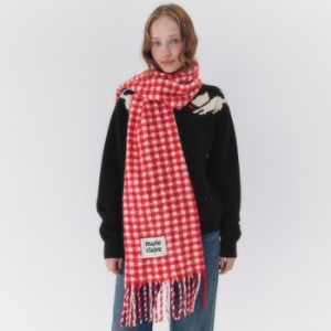 마리끌레르 더블체크 머플러 MAFDSC15NRD