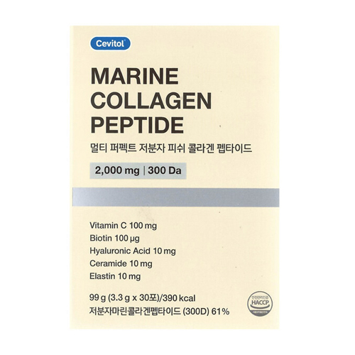 수내츄럴 세비톨 멀티 퍼펙트 저분자 피쉬 콜라겐 펩타이드 3.3g 30포 (3개)_이미지