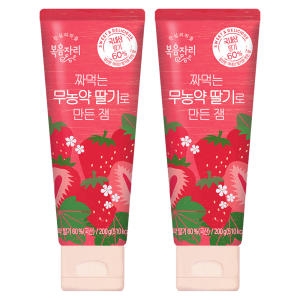 복음자리 짜먹는 무농약 딸기로 만든 잼 200g (2개)_이미지