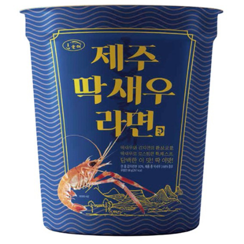 해올렛 제주 딱새우 라면 68g (12개)_이미지