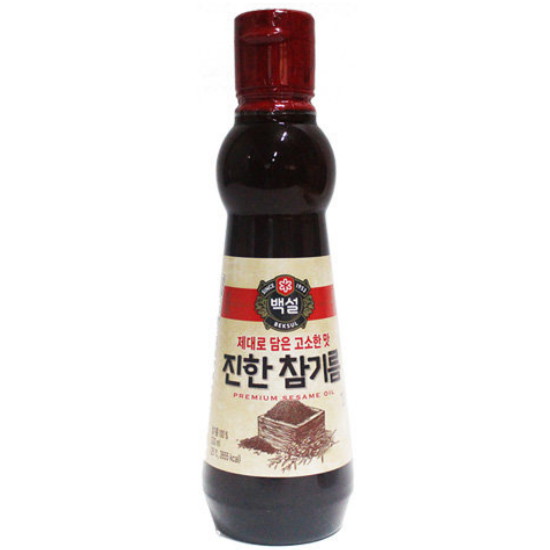 CJ제일제당 백설 진한 참기름 320ml (1개)
