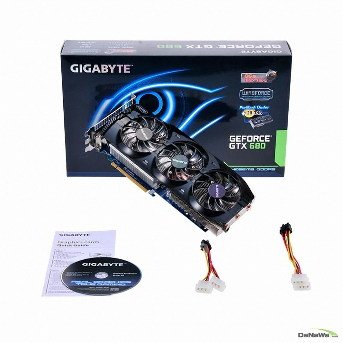 GIGABYTE ������ GTX680 UDV D5 4GB WINDFORCE 3X