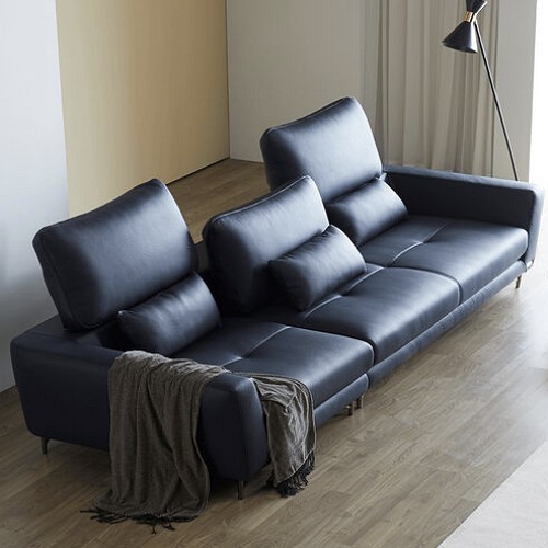 디쟈트 빈센트 천연가죽 소파 4인용 (스툴별도)