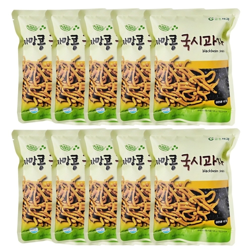 까망콩 국시 과자 간식 주전부리 까만콩 콩과자 135g