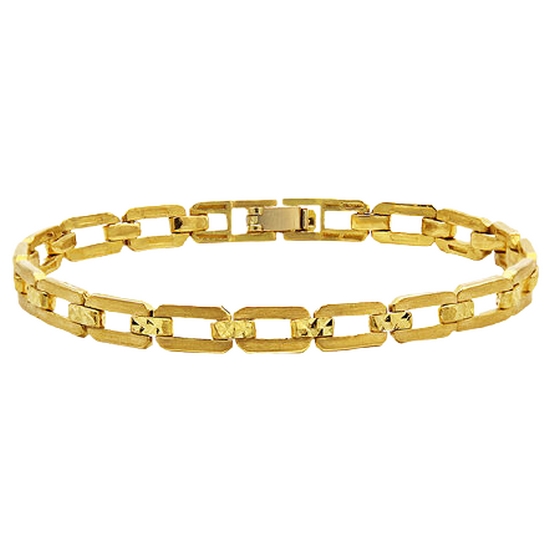 수앤진골드 브릭 체인 팔찌 18.75g