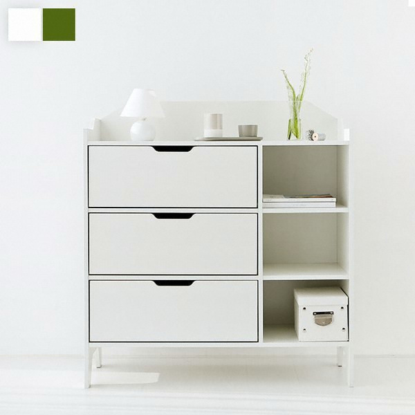 마켓비 SEJEL 3단 서랍장 (100cm)
