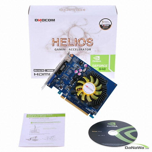디앤디컴 HELIOS 지포스 GT640 PHANTOM 128Bit D3 2GB_이미지