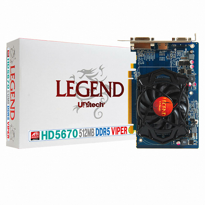 유니텍전자 LEGEND 라데온 HD 5670 VIPER D5 512MB_이미지