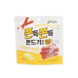 쫀득쫀득 <b>쫀드기</b> 버터구이 오징어맛 50g
