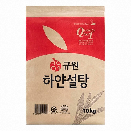 큐원 하얀설탕 10kg (1개)_이미지