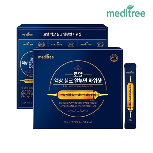 메디트리 로얄 액상 실크 알부민 파워샷 30포 (1개)
