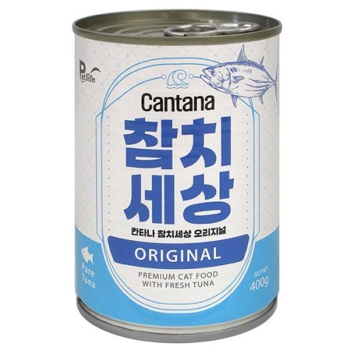 칸타나 캣 참치세상 오리지널 캔 400g (1개)_이미지