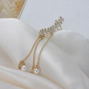 오노마 ONM 드롭귀걸이 크롤러 후크 여성 악세서리 유니크 쥬 40819404_이미지