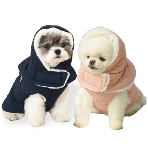 산책왕 패딩쪼끼&귀돌이 모자