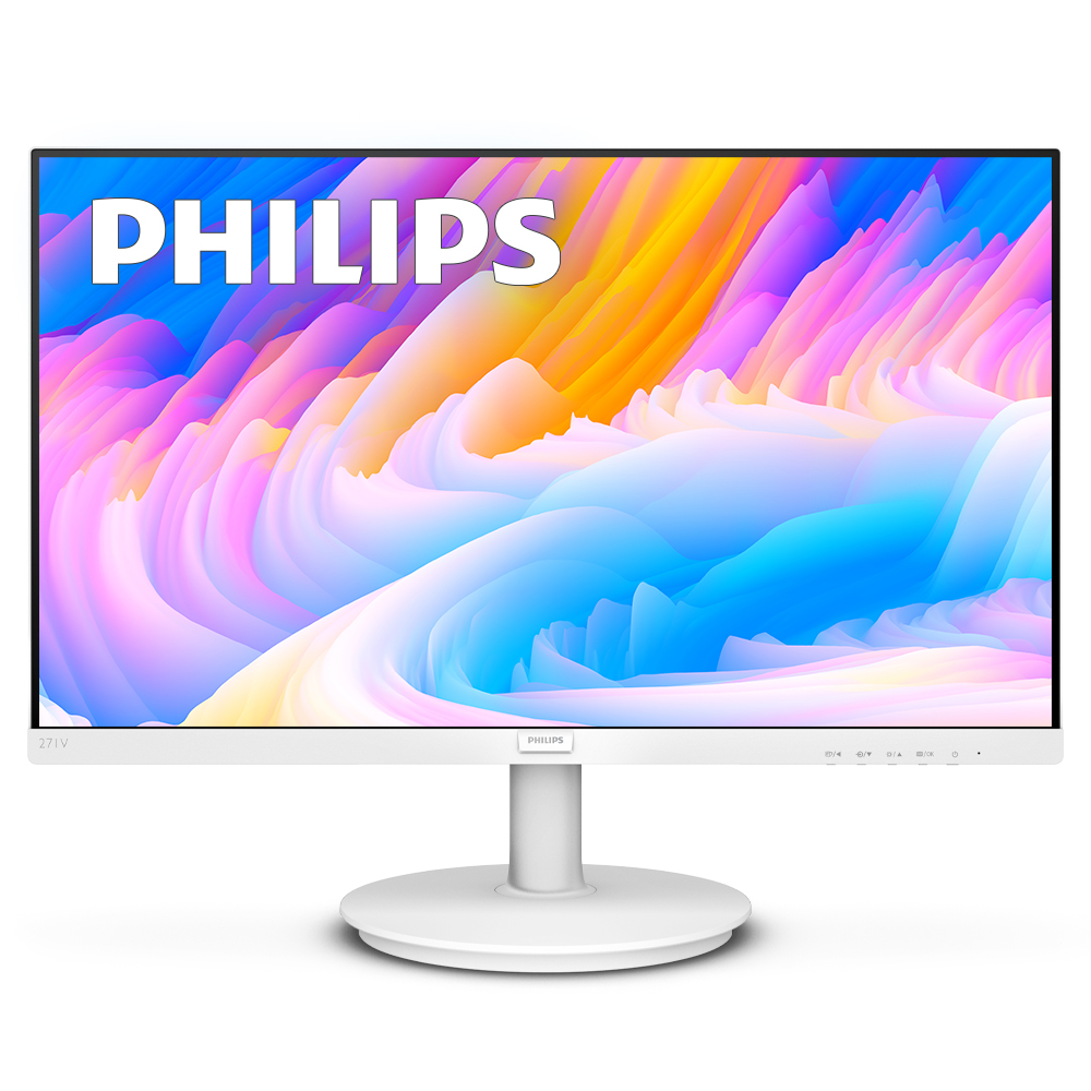 필립스 271V 보더리스 IPS 75 시력보호 화이트 무결점