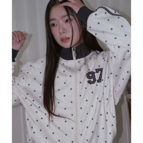ltgt 27일 배송 PRENDA STAR 97 LOGO JERSEY TRACK JACKET IVORY PRTVFWJK17..