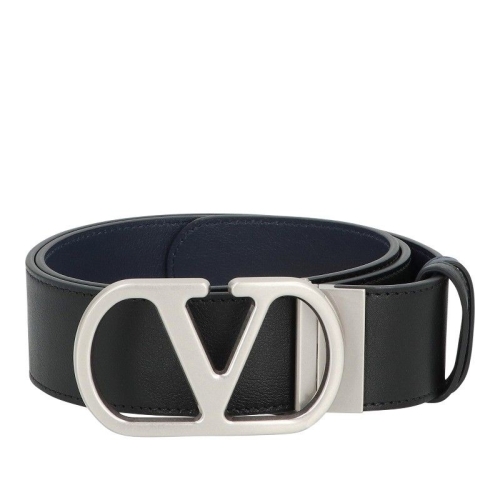 발렌티노 가라바니 가죽 벨트 YT0SQ4UPC M77 BLUE