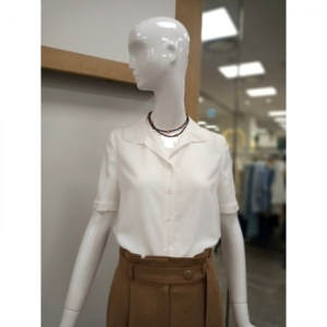 린컴퍼니 케네스레이디 베이직 하프슬리브 블라우스 EWBLME0300