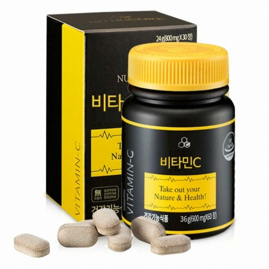 뉴트리코어 비타민C 600mg 60정 (3개)_이미지