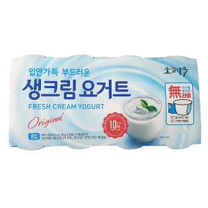 동원F&B 소와나무 생크림 요거트 680g 8입 x4개