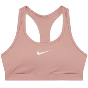나이키 스우시 미디엄 서포트 패드 스포츠 브래지어_DX6822 (685, 러스트 핑크)_이미지