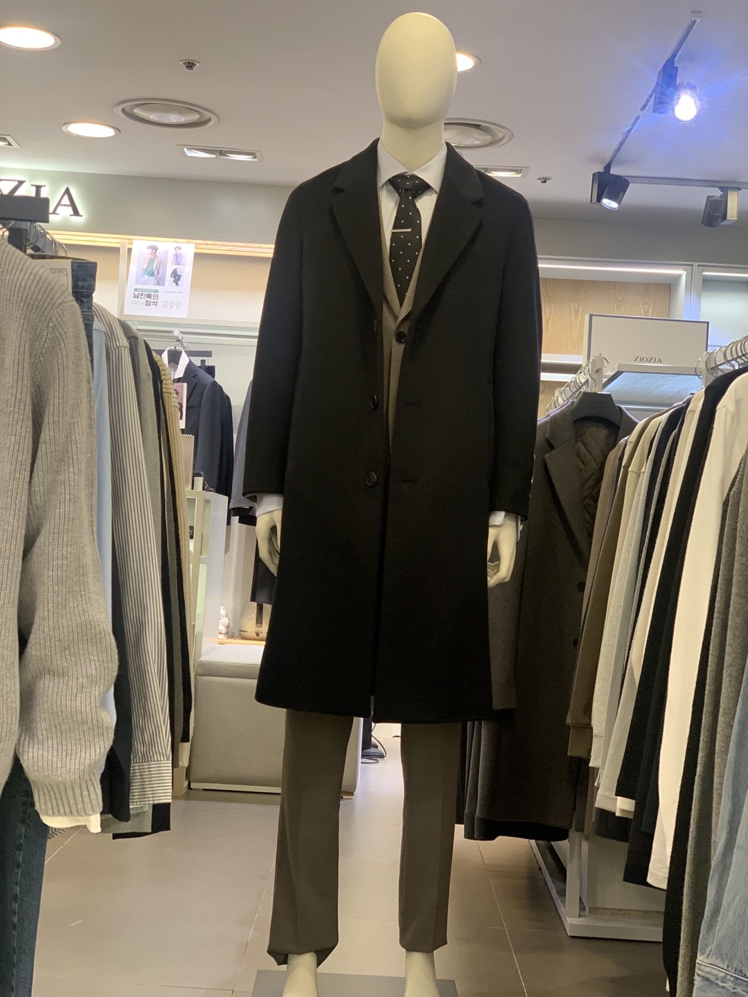 지오지아 세미오버 하프 핸드메이드 싱글코트 AAD4CG1101_이미지