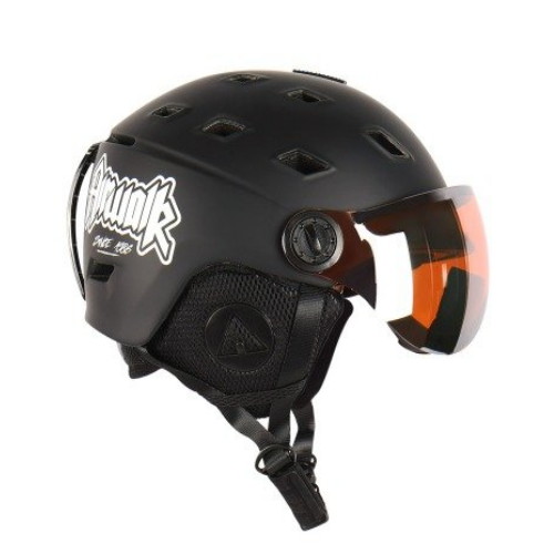 휘슬러 고글 일체형 스노우 헬멧 블랙 MS100