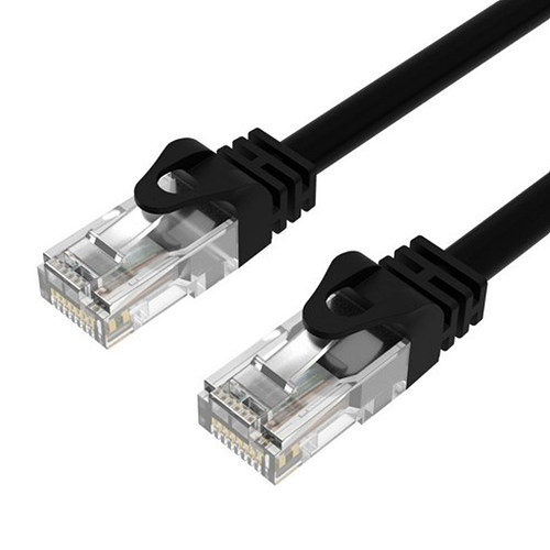 엠비에프 CAT.6 UTP 블랙 랜케이블 (10m, MBF-U6100BK)_이미지