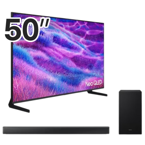 삼성전자 네오QLED KQ50QNF80AFXKR (스탠드+사운드바, HW-B650F)