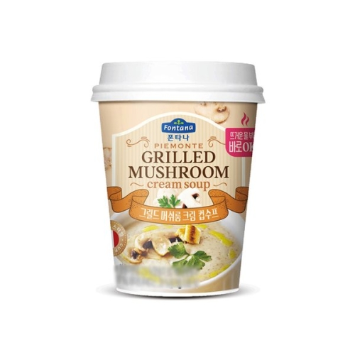 샘표식품 폰타나 그릴드 머쉬룸 크림 컵스프 20g (4개)