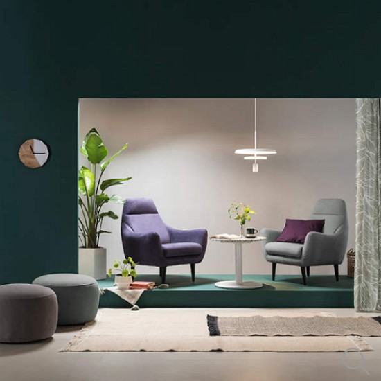 리바트 핀 패브릭 소파 1인용