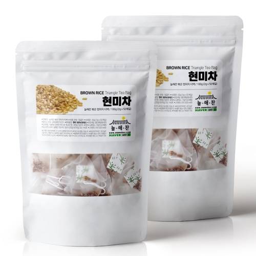 볶은 국산 현미차 티백 삼각티백 대용량 50티백