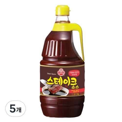 오뚜기 스테이크소스 2.1kg (5개)_이미지