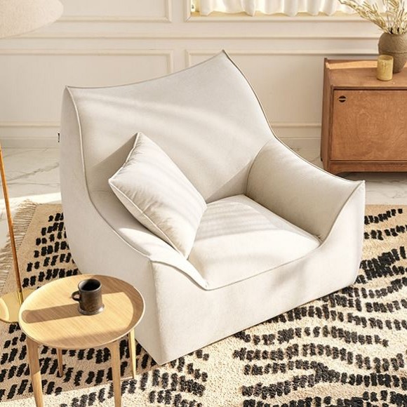 쿠페 포위브 패브릭 소파 1인용