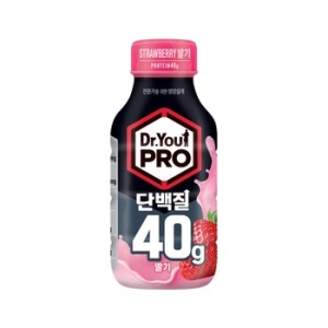 오리온 닥터유 프로 단백질 드링크 딸기 350ml (24개)_이미지