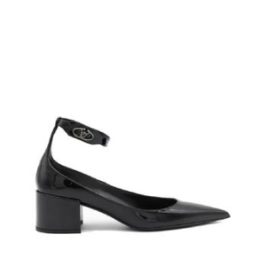 발렌티노 Garavani 60mm V로고 Lockette 레더 펌프스 WS0KV4XFV