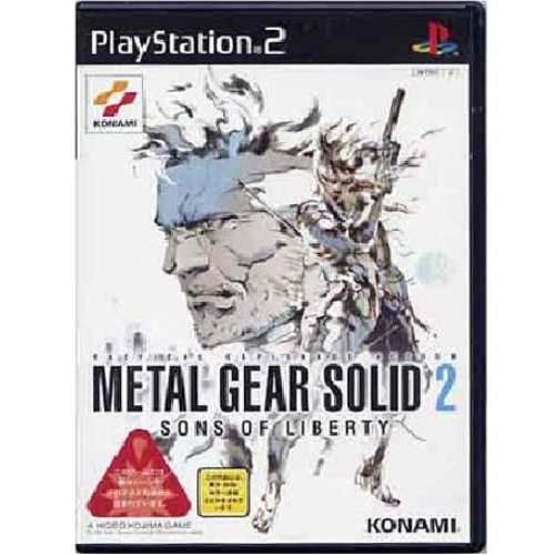 메탈 기어 솔리드 2 선즈 오브 리버티 PS2 중고,일본판_이미지