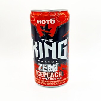 롯데칠성음료 <b>핫식스</b> 더킹 아이스피치 제로 355ml