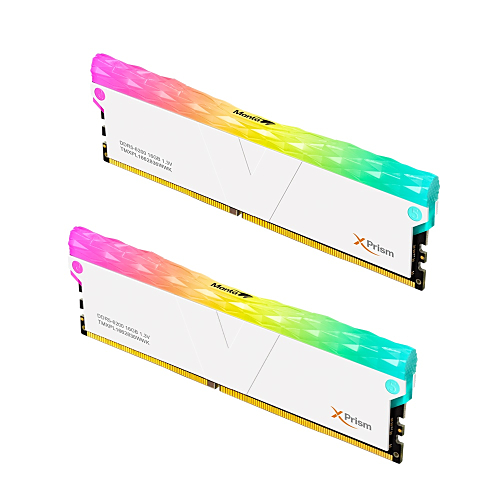 V-Color Manta DDR5-6200 CL36 Xprism RGB WHITE 패키지 (32GB(16Gx2))_이미지